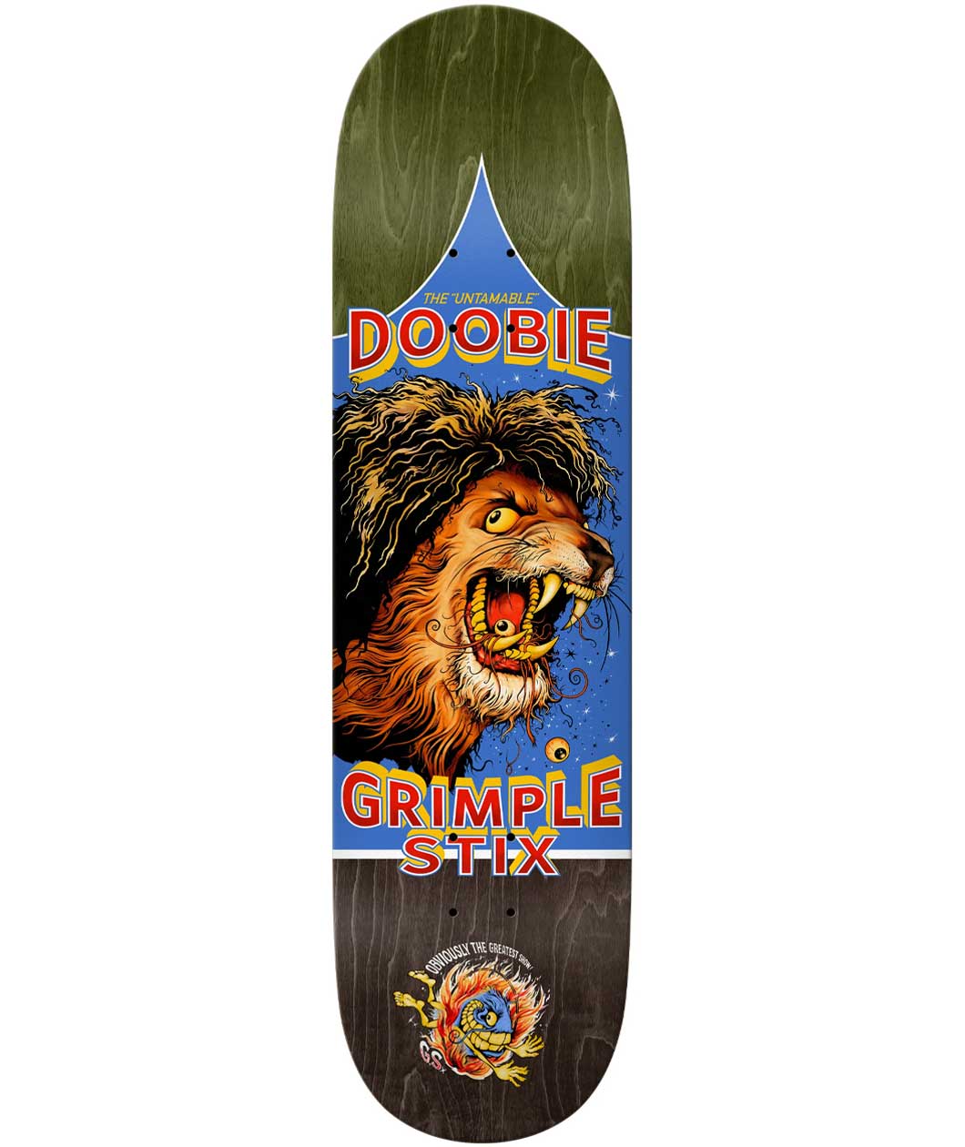 Antihero Doobie Grimple Stix Obvious Greats 8.5 Skateboard Deck