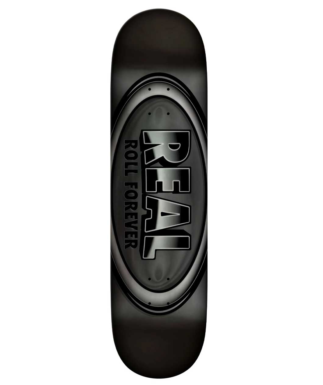 DBX Oval Silver Foil 8.5 Skateboard Deck