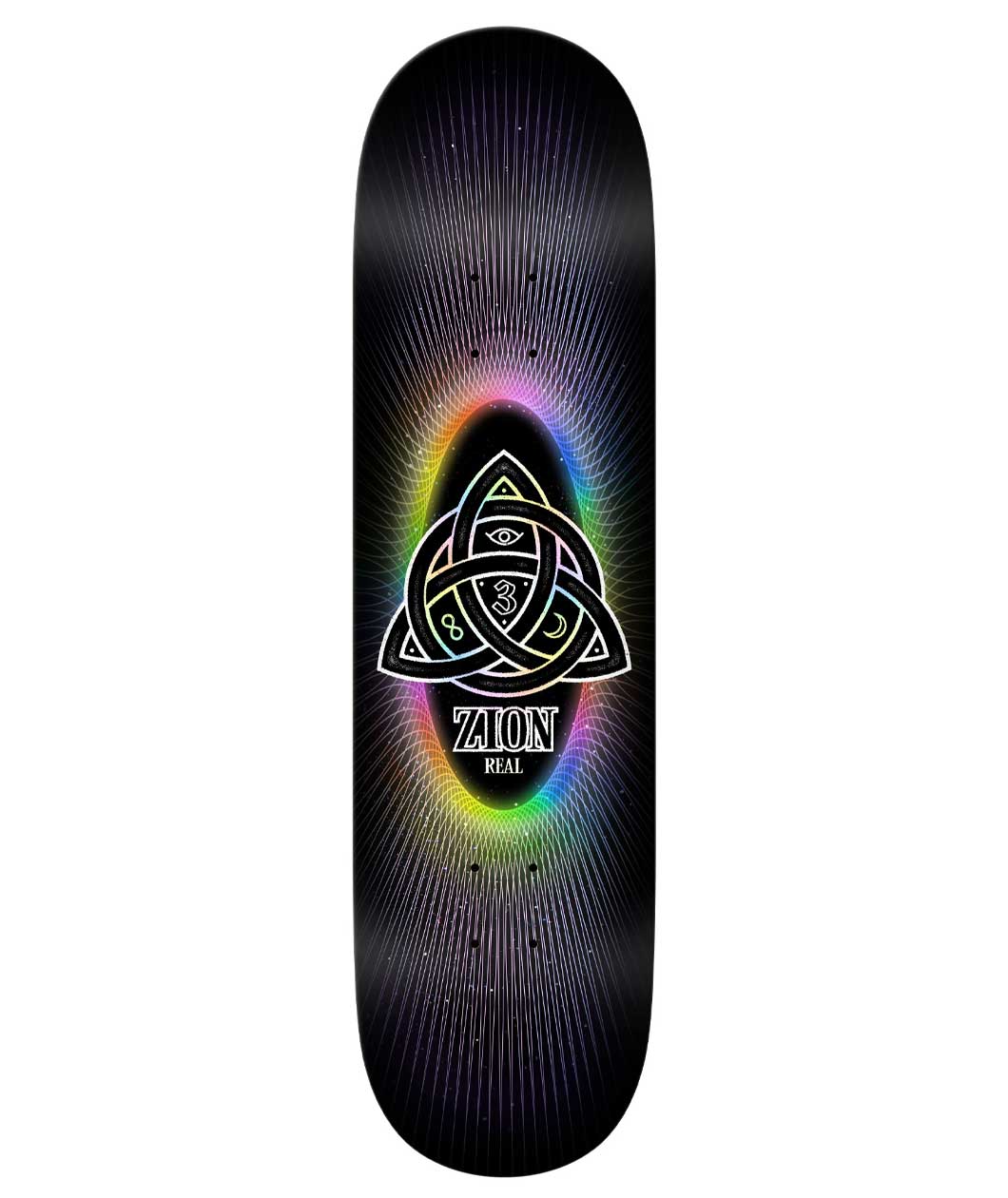 Zion Power Of 3's 8.5 Skateboard Deck