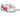 White / Electric Red