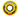 A single bright yellow skateboard wheel from Hawgs Wheel Company, featuring a black and white center ring with red and black text details, isolated on a white background.