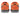 Safety Orange / Wolf Grey / Baroque Brown