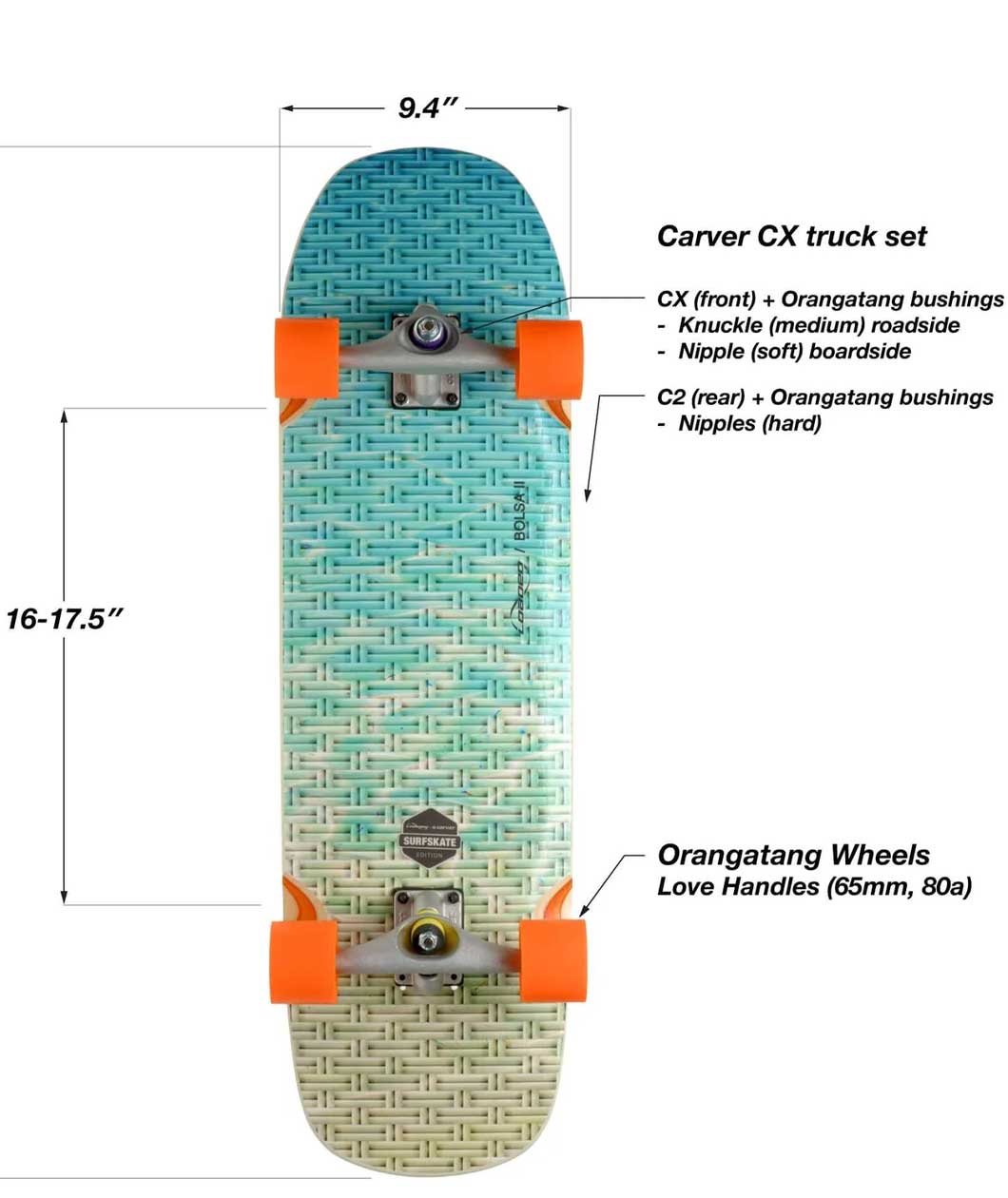 Bolsa II SurfSkate Edition