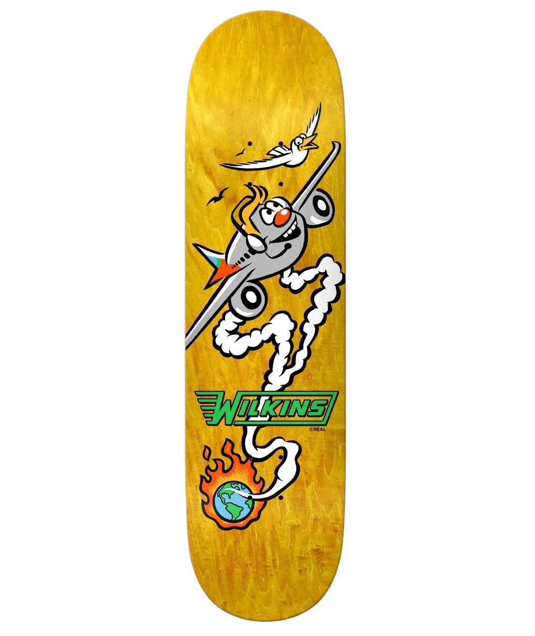 Real Wilkins Mascot Skateboard Deck