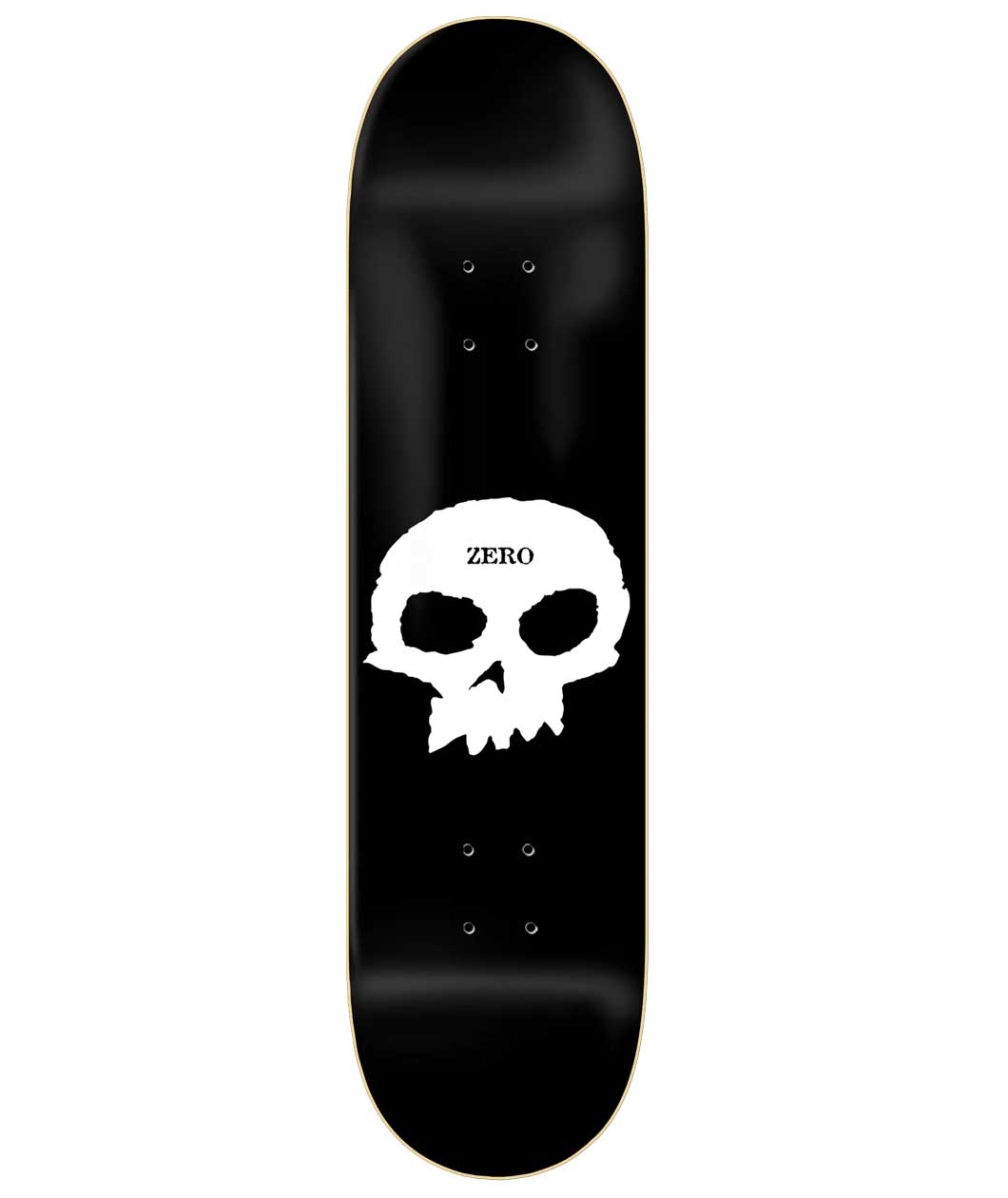 Single Skull Skateboard Deck